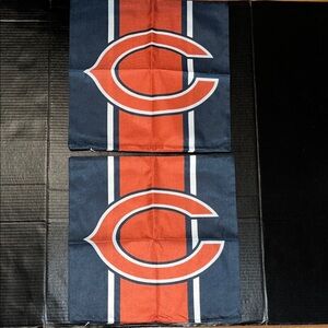 Chicago Bears Navy and Orange Accent Pillow Covers- 2 for $16